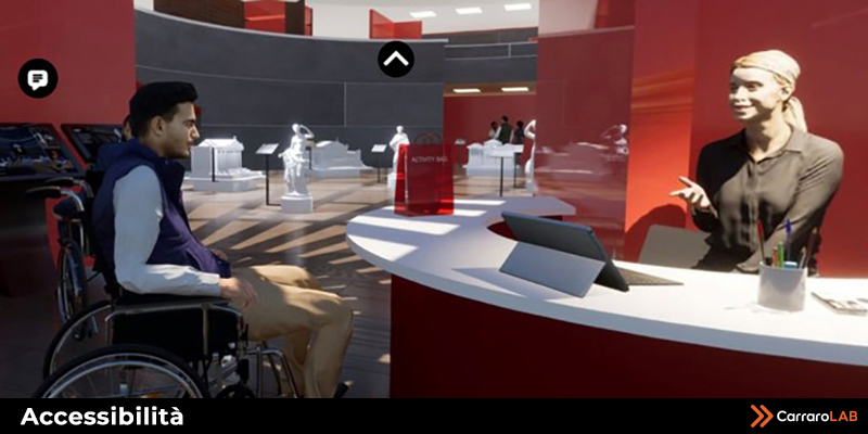 Accessibilità in ambiente immersivo