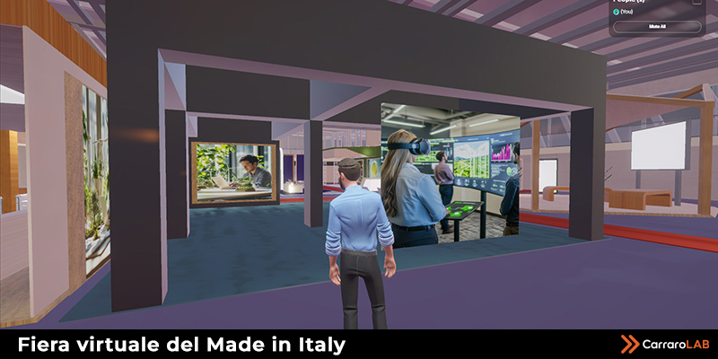 Fiera nel metaverso