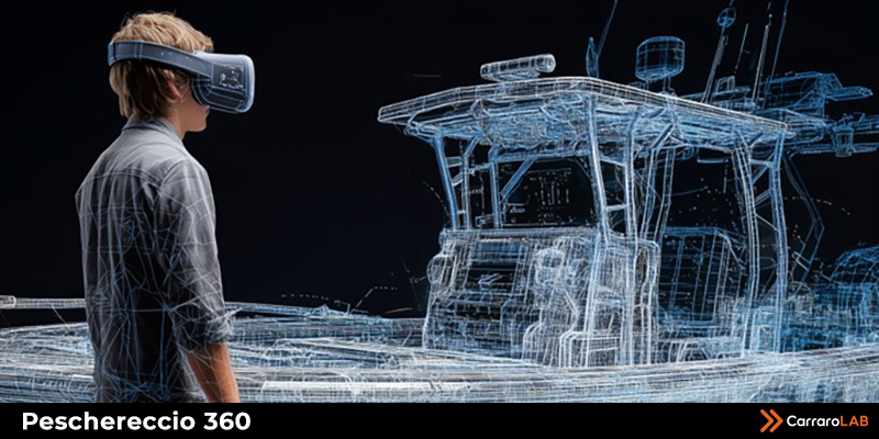 Peschereccio in realtà virtuale